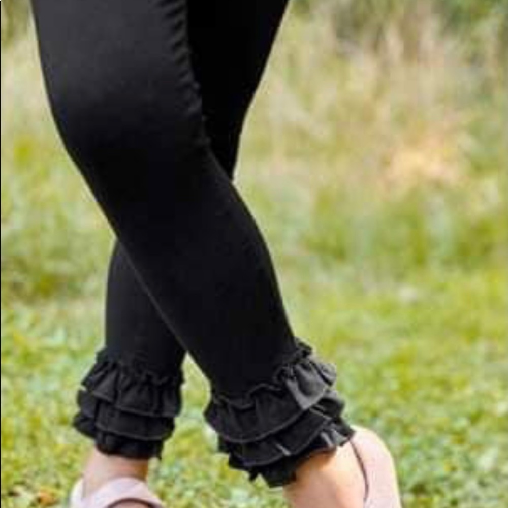 Matilda Jane Onyx Ruffle Leggings